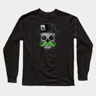 EDUCATED SUGAR SKULL Long Sleeve T-Shirt